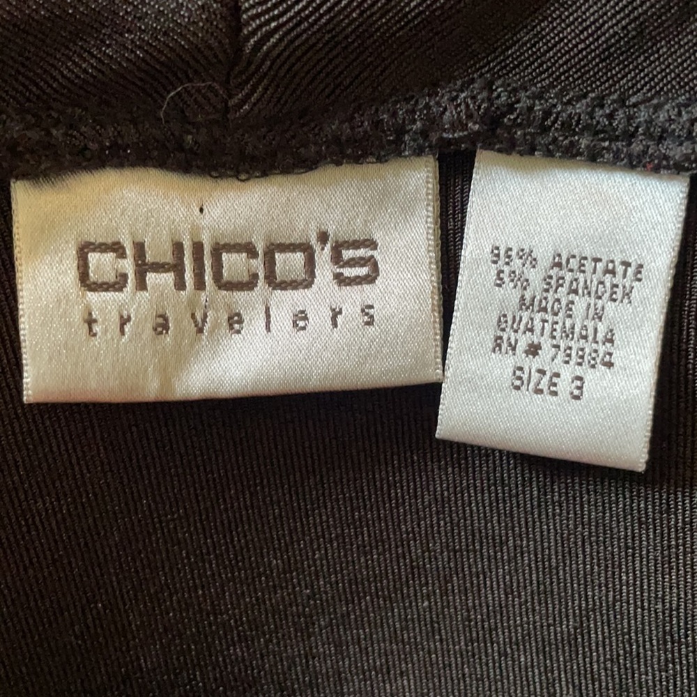 Chico’s Travelers Top, Size 3 - Picture 3 of 3